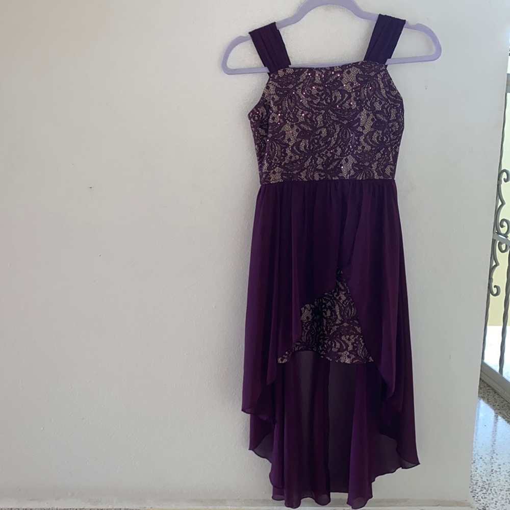 Formal short with tail dress